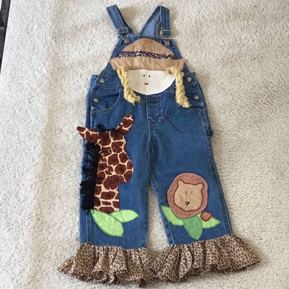 Custom Made Overall Zoo / Circus Kids 4